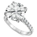 obWF[~VJ Y O ANZT[ Certified Lab Grown Diamond Solitaire Plus Engagement Ring (7-1/2 ct. t.w.) in 14k White Gold White Gold