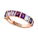 asty㤨֥ե 쥯 ǥ  ꡼ EFFY® Multi-Gemstone Emerald-Cut Band (2-1/10 ct. t.w. in 14k Rose Gold 14K Rose GoldפβǤʤ507,800ߤˤʤޤ