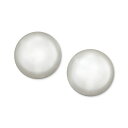 x hD [ fB[X sAXCO ANZT[ Pearl Earrings, 14k Gold Cultured Freshwater Pearl Stud Earrings (5-1/2mm) No Color