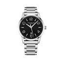 X^[O Y rv ANZT[ Men's Symphony Silver-tone Stainless Steel , Black Dial , 50mm Round Watch Silver-tone