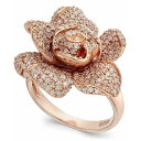 GtB[ RNV fB[X O ANZT[ Pave Rose by EFFY&reg; Diamond Ring (1-1/8 ct. t.w.) in 14k Rose Gold or 14k Yellow Gold Rose Gold