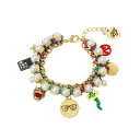 xbcBW\ fB[X uXbgEoOEANbg ANZT[ Faux Stone School Charm Bracelet Red