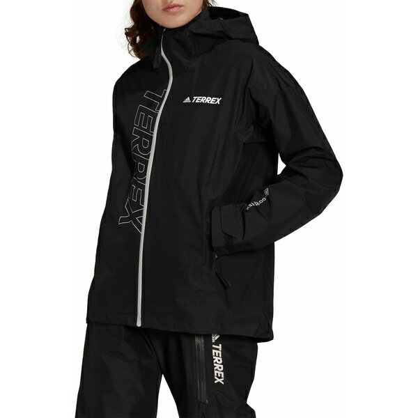 アディダス レディース ジャケット＆ブルゾン アウター adidas Women's Terrex Gore-Tex Paclite Jacket Black/Black