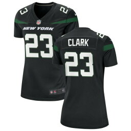 【送料無料】 ナイキ レディース ユニフォーム トップス New York Jets Nike Women's Alternate Custom Game Jersey Stealth Black