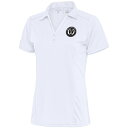 【送料無料】 アンティグア レディース ポロシャツ トップス Philadelphia Union Antigua Women's Brushed Metallic Tribute Desert Dry Polo White