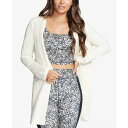 スケッチャーズ レディース カーディガン アウター Women's Restful Hooded Cardigan Off White
