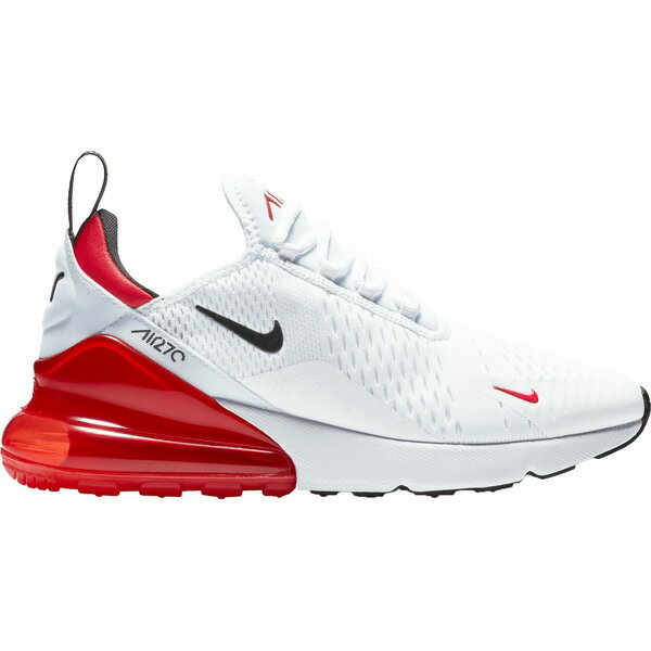 ナイキ メンズ スニーカー シューズ Nike Men's Air Max 270 Shoes White/Black/Red