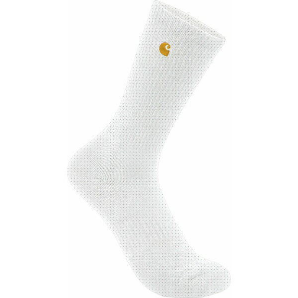 J[n[g fB[X C A_[EFA Carhartt Men's Solid Logo Crew Socks - 2 Pack White