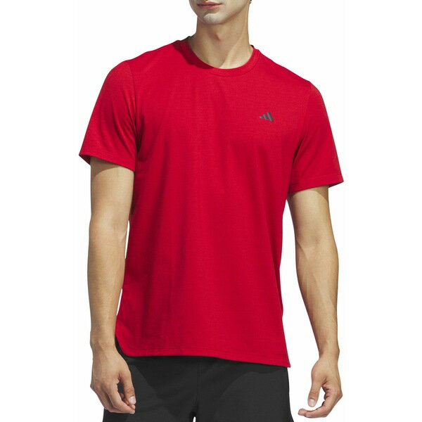 AfB_X Y Vc gbvX adidas Men's Axis 3.0 Tech Training Short Sleeve T-Shirt Team Power Red