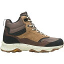 メレル メンズ ブーツ シューズ Merrell Men's Speed Solo Waterproof Hiking Boots Earth