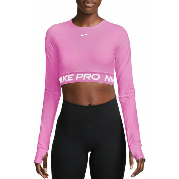 iCL fB[X Vc gbvX Nike Women's Pro 365 Dri-FIT Long-Sleeve Top Playful Pink