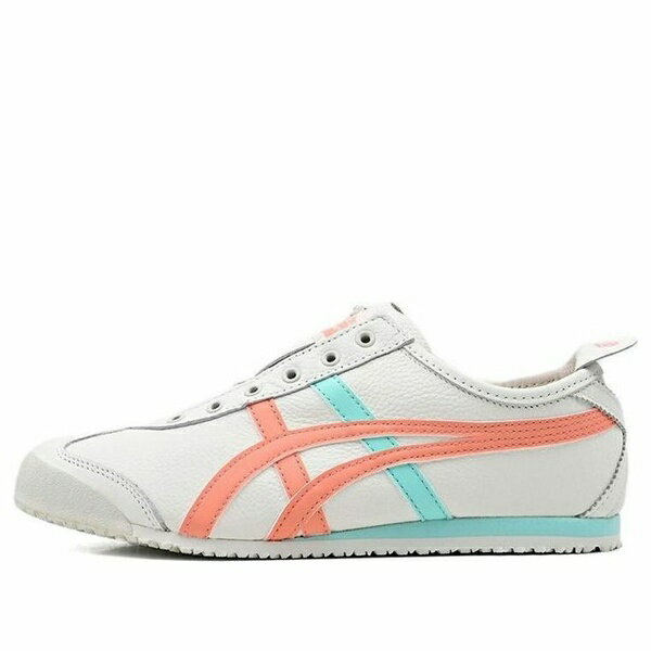 Onitsuka Tiger オニツカタイガー メンズ スニーカー White / Aqua / Orange 【Onitsuka Tiger Mexico 66 Slip-On 'White Aqua Orange' 1183B815-102】 サイズ US_M_4.5