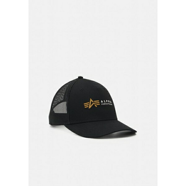 At@C_Xg[Y Y Xq ANZT[ LABEL TRUCKER UNISEX - Cap - black