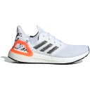 adidas AfB_X Y Xj[J[ Egu[Xg yadidas Ultra Boost 20z TCY US_8.5(26.5cm) White Orange Heel Pattern