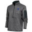 ƥ ǥ ѡåȥ  Los Angeles Rams Antigua Women's Throwback Logo Fortune HalfZip Pullover Jacket Heather Charcoal