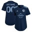 ǥ ǥ ˥ե ȥåץ Sporting Kansas City adidas Women's 2022 State Line 3.0 Replica Custom Jersey Blue