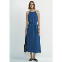 マッシモ ドゥッティ レディース ワンピース トップス WAFFLE-TEXTURE HALTER - Day dress - blue