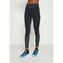 サレワ レディース フィットネス スポーツ PEDROC DRY RESP HYB TIGHTS. - Leggings - black out