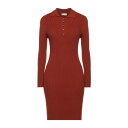 CASHMERE COMPANY カシミアカンパニー ワンピース トップス レディース Short dresses Rust