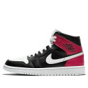 Air Jordan ジョーダン レディース スニーカー Black/White-Noble Red 【(WMNS) Air Jordan 1 Mid 'Noble Red' BQ6472-016】 サイズ US_W_11(4)