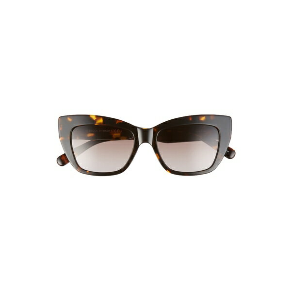 【ですので】 レベッカミンコフ レディース サングラス＆アイウェア アクセサリー Imogen1 53mm Cat Eye Sunglasses Dkhavana/ Brown Gradient：asty ブランド・