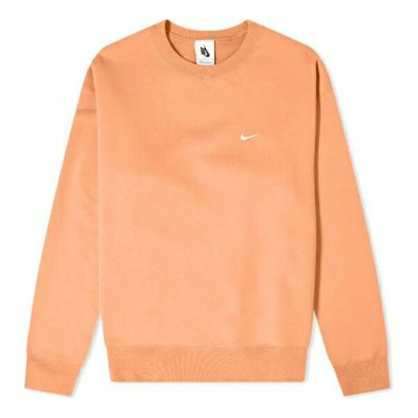 Nike ナイキ メンズ スニーカー 【Men's Nike Embroidered Logo Round Neck Long Sleeves Orange CV0554-863】 サイズ US_M_M