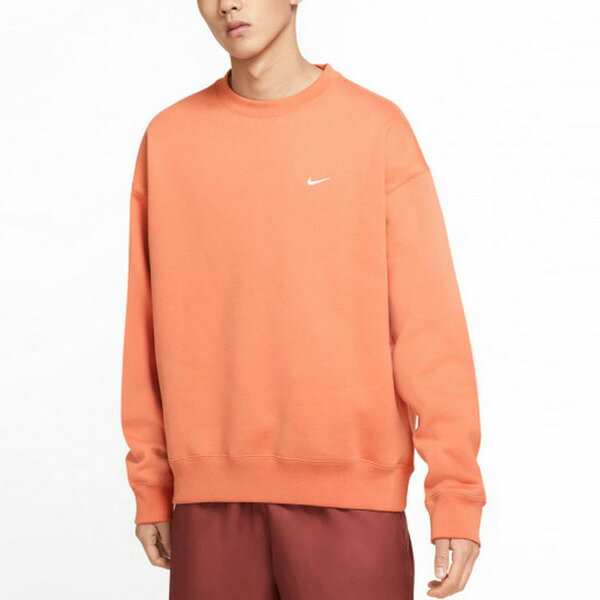 Nike ナイキ メンズ スニーカー 【Men's Nike Embroidered Logo Round Neck Long Sleeves Orange CV0554-863】 サイズ US_M_M