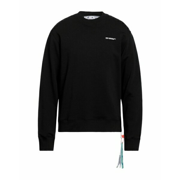 【送料無料】 オフホワイト メンズ パーカー・スウェットシャツ アウター Sweatshirts Black