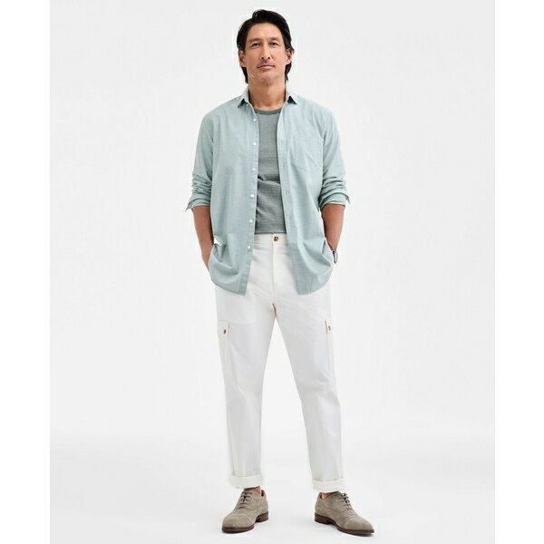 クラブルーム メンズ シャツ トップス Men's Solid Stretch Oxford Cotton Shirt, Created for Macy's ..