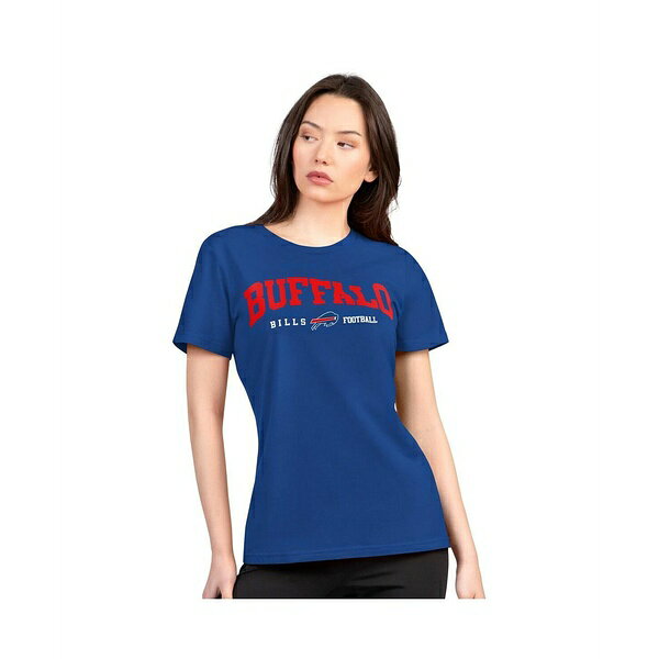 カールバンクス レディース カットソー トップス Women's Royal Buffalo Bills Super-Slim Lightweight..