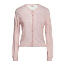 【送料無料】 ビーユー レディース カーディガン アウター Cardigans Light pink