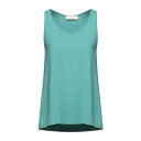 【送料無料】 イウ リタ メンノイア レディース カットソー トップス Tank tops Turquoise