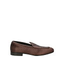 【送料無料】 ジーオーバーニー・コンティー メンズ スリッポン・ローファー シューズ Loafers Brown