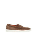【送料無料】 サントーニ メンズ スリッポン・ローファー シューズ Loafers Brown