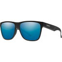 X~X Y TOXEACEFA ANZT[ SMITH Lowdown XL 2 Sunglasses Matte Black/ChromaPop Polarized Blue Mirror