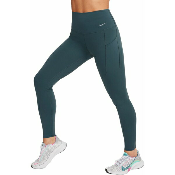 ʥ ǥ 奢ѥ ܥȥॹ Nike Women's Universa Medium-Support High-Waisted Full-Length Leggings Deep Jungle