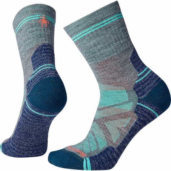 X}[gE[ fB[X C A_[EFA Smartwool Women's Hike Light Cushion Mid Crew Socks Medium Gray