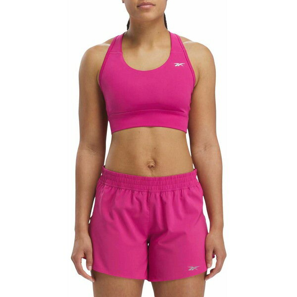 楽天astyリーボック レディース カットソー トップス Reebok Women's Running Essentials High-Impact Sports Bra Pink