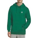 アディダス メンズ パーカー スウェットシャツ アウター adidas Originals Men 039 s Adicolor Essentials Trefoil Hoodie Green