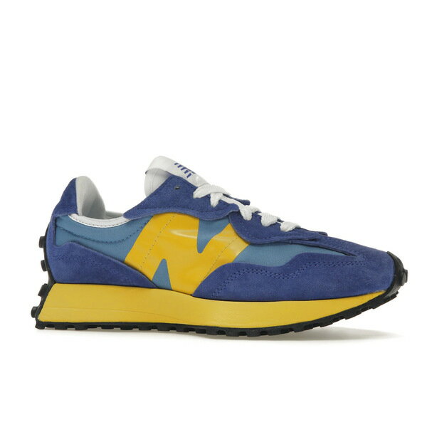 New Balance ニューバランス メンズ スニーカー 【New Balance 327 Warped Essentials Marine Blue Yellow】 サイズ US_10.5(28.5cm) Marine Blue/Light Blue/Yellow