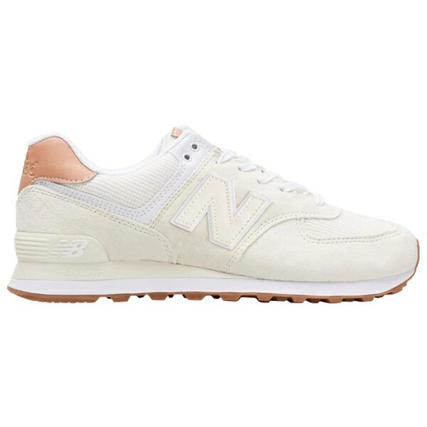 New Balance ニューバランス メンズ スニーカー 【New Balance 574 Ecru Tint White Mahogany】 サイズ US_9.5(27.5cm) Ecru Tint/White/Mahogany
