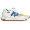 New Balance ニューバランス メンズ スニーカー 【New Balance 57/40 STAUD White】 サイズ US_9(27.0cm) White/Blue Quartz
