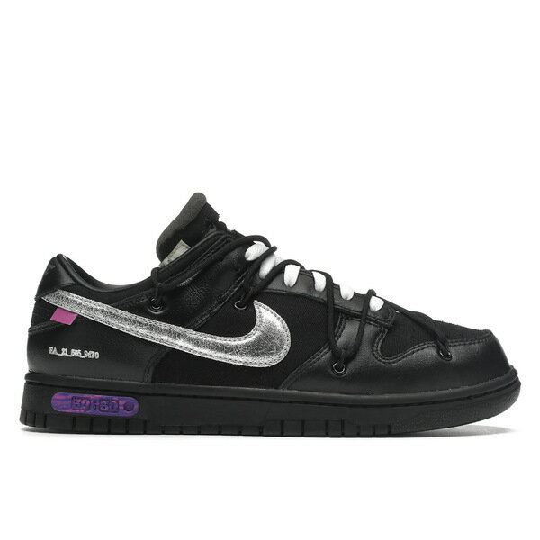 Nike ʥ  ˡ Nike Dunk Low Off-White Lot 50  US_6(24.0cm) Black/Metal...