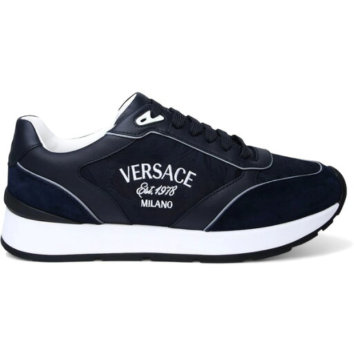 Versace ヴェルサーチ メンズ スニーカー 【Versace Milano Blue Navy】 サイズ EU_41(26.0cm) Blue/Navy Versace ヴェルサーチ メンズ スニーカー 【Versace Milano Blue Navy】 サイズ EU_41(26.0cm) Blue/Navy