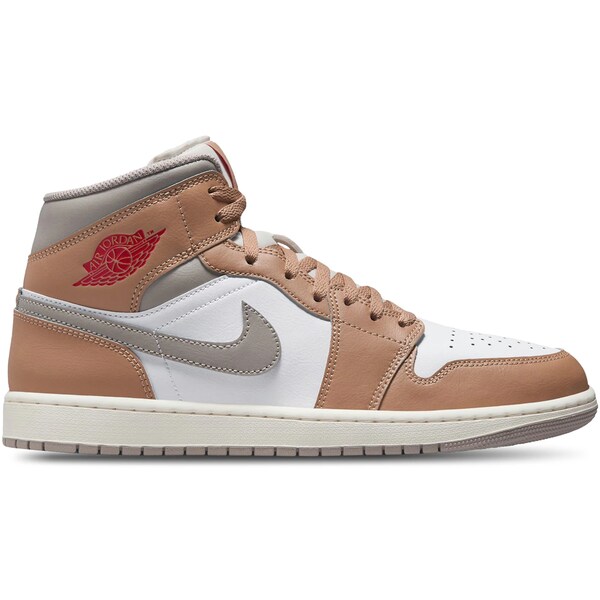 Jordan ジョーダン メンズ スニーカー 【Jordan 1 Mid Rattan White College Grey】 サイズ US_11(29.0cm) Hemp/White/College Grey/Fire Red