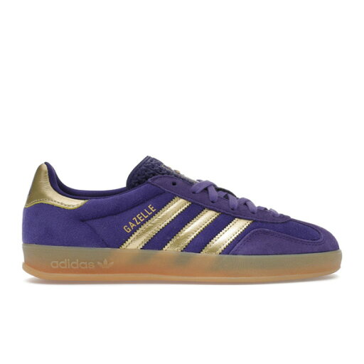 adidas アディダス メンズ スニーカー 【adidas Gazelle Indoor West NYC Wizard】 サイズ US_M_4.5 Collegiate Purple/Gold Metallic/Gum 3 adidas アディダス メンズ スニーカー 【adidas Gazelle Indoor West NYC Wizard】 サイズ US_M_4.5 Collegiate Purple/Gold Metallic/Gum 3