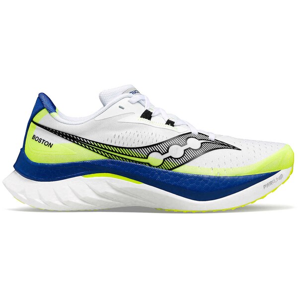 Saucony サッカニー メンズ スニーカー 【Saucony Endorphin Speed 4 Boston】 サイズ US_11.5(29.5cm) White/Blue