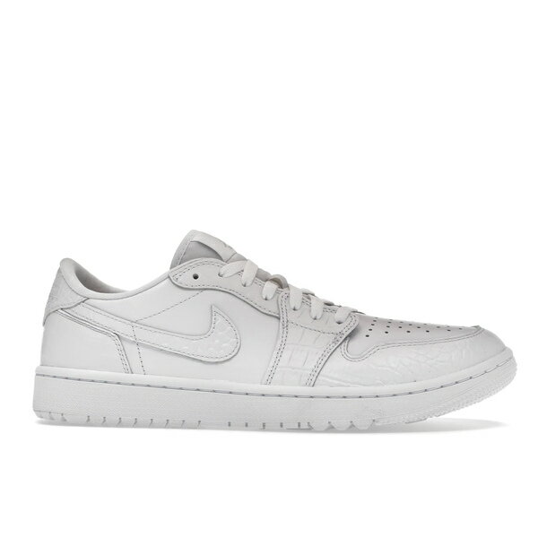 Jordan ジョーダン メンズ スニーカー 【Jordan 1 Retro Low Golf White Croc】 サイズ US_M_13 White/White/Pure Platinum