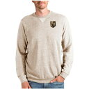 アンティグア メンズ パーカー・スウェットシャツ アウター Vegas Golden Knights Antigua Reward Crewneck Pullover Sweatshirt Oatmeal