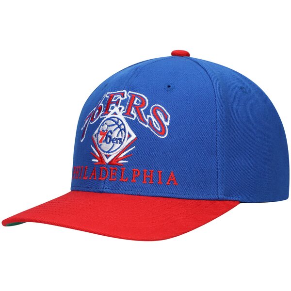 楽天astyミッチェル&ネス メンズ 帽子 アクセサリー Philadelphia 76ers Mitchell & Ness x Lids All Pro Classic Snapback Hat Royal/Red